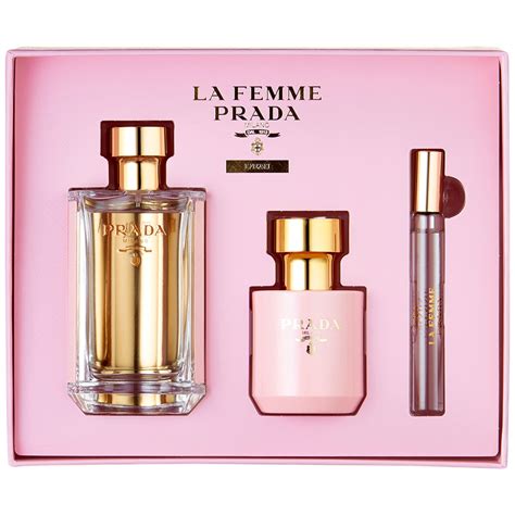 prada parfume la femme|prada la femme gift set.